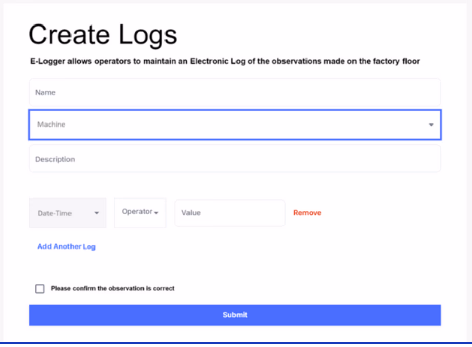 Smart Operator Logging System
